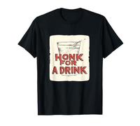 Enjoy the Party with Honk for a Drink Speech T-Shirt