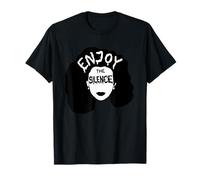 Enjoy the Silence T-Shirt Woman Head Girls Boys Man Music T-Shirt