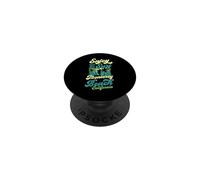 Enjoy The Surf Monterey Beach California Retro Style PopSockets Adhesive PopGrip
