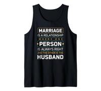 Enjoy This Sarcastic Husband Quote for Your Loving Spouse Tank Top