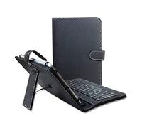 ENJOY-UNIQUE 10/10.1/11 inch Tablet Case Cover with Keyboard, Tablet Case with USB-C External Keyboard, Universal, compatible with Samsung Galaxy, Lenovo Tab/Idea Tab 11, Fire HD 10