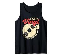 Enjoy Vinyl It's The Real Thing Music Groove Tank Top