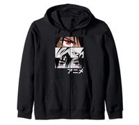 Enjoy Wear Cool Japanese Anime Manga Characters Graphic Zip Hoodie