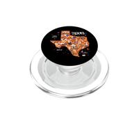 Enjoy Wear Cool Texas Map Tee Shirts, Wild Texas USA PopSockets PopGrip for MagSafe