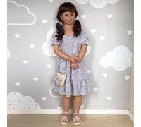 Enjoy with Love New 120CM Full Body Silicone 47inch Real Baby Reborn Toddler Doll Princess Baby Girl 5-6years Old Dress Model Ball Jointed