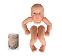 Enjoy with Love New 18inch Already Painted Lifelike Reborn Doll Parts Felicia Baby 3D Painting with Visible Veins Cloth Body Included