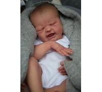 Enjoy with Love New 19inch Finished Doll MARIA BABY'S FIRST CRY 3D Skin Painted Hair Visible Veins Reborn Baby Doll