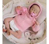 Enjoy with Love New 19inch Reborn Baby Doll Indie Handmade 3D Skin Multiple Layers Painting Collectible Lifelike Art Doll