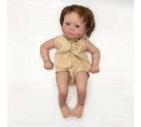 Enjoy with Love New 19inch Reborn Doll Kit Lifelike fecilia Awake Baby Already Painted Unfinished Doll Parts DIY Baby toys