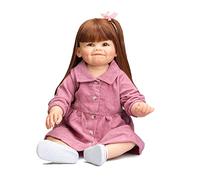 Enjoy with Love New 28inch Huge Toddler Size Already Painted Finished Reborn Doll Raya Smile Baby 3D Skin Visible Veins Collectible Art Doll