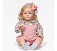 Enjoy with Love New 60CM Reborn Toddler Princess Sue-sue Hand-Detailed Painting 3D Skin Tone Collectible Art Doll Gifts for Girls