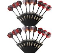 Enjoyard 2-in-1 Dart Holder and Wall Dart Holder Made of Wood, Dart Holder, High-Quality Dart Holder, Presentation Display, Darts Rack, Dart Holder, Premium Dart Accessories (Black, 2 Pieces)