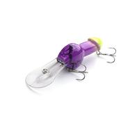 Enjoyard Realistic Crankbait Fishing Lure, Gag Fish Hook Bait, A Beautiful Gag for Anglers, Funny Gift for Fishing Colleagues, 27 g/8.5 cm (Purple, 28 g)