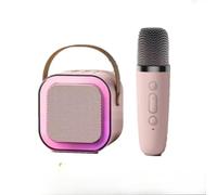 enjoydeal Karaoke Machines for Kids,Portable Karaoke Machines with Voice Changing Effects Microphone Bluetooth Speaker For Girls and Boys Birthday Gifts (Pink 1 to 1)