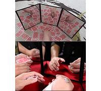 Enjoyer 3-Way Mirror by Sean Yang - Magic Mirror for Card Magic Tricks - Portable Close-Up Mat - Shatterproof - Folds to A4 Size - Includes Protective Case - Adult, Teen