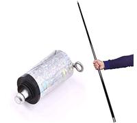Enjoyer Appearing Cane Metal Magic Tricks for Professional Magician Stage Street Close up Illusion,43inch (Black)