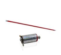 Enjoyer Appearing Cane Metal Magic Tricks for Professional Magician Stage Street Close up Illusion,43inch (Red)