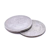 Enjoyer Flipper Coin Morgan Magic Tricks Coin into Bottle Accessories Professional Magic Props