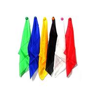 Enjoyer Magic Silk handkerchief Magician Juggling Scarf Color Change Scarves Magic Tricks Stage Magic Props Classic Magia Toys Gadgets 5PCS (30*30CM)