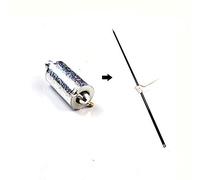 Enjoyer Metal Appearing Cane Magic Wand for Professional Magician Stage Close-up Magic Trick Magic Accessories (59'' Black)