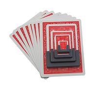 Enjoyer Shrinking Cards Magic Tricks Big to Small Playing Card Magic Gimmick Magician Illusion Props Close Up Magic Mentalism (Black)