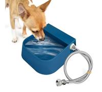 Enjoying Automatic Dog Water Dispenser with 3/4'' Anti-Bite Metal Pipe, 2L Outdoor/Indoor Use, Automatic Duck Waterer with Float Valve for Cats Rabbits Chickens