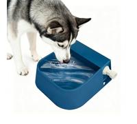 Enjoying Dog Automatic Waterer Bowl 2L Outdoor/Indoor Auto Pet Water Dispenser Float Valve Livestock Waterer for Dog Cat Chicken