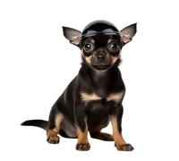 Enjoying Dog Helmets for Extra-Small Dog Breeds, Chihuahua Mixed Helmet, Tiny to Small Dog Helmet Cat Hat with Ear Holes for Outdoor Motorcycing Biking Travelling Exploring, Adjustable, XS