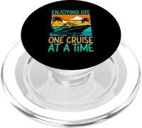 Enjoying Life One Cruise At A Time Ship Summer Cruising PopSockets PopGrip for MagSafe