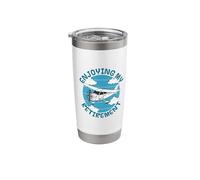 Enjoying My Retirement, Plane Pilot Retired Aviation Funny Stainless Steel Insulated Tumbler