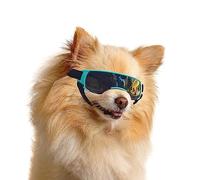 Enjoying Small Dog Sunglasses UV Protection Windproof Antifog Doggy Goggles for Pet Eye Wear, Blue