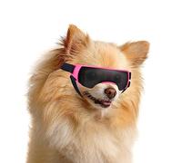 Enjoying Small Dog Sunglasses UV Protection Windproof Antifog Doggy Goggles for Pet Eye Wear, Pink