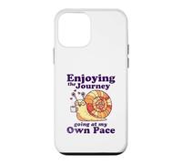 Enjoying the Journey Going At My Own Pace Cute Snail Coffee Case for iPhone 12 mini