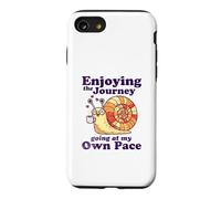 Enjoying the Journey Going At My Own Pace Cute Snail Coffee Case for iPhone SE (2020) / 7/8