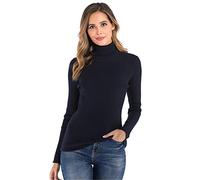 Enjoyoself Womens Turtleneck Sweater Winter Jumper Long Sleeve Pullover Knit Ribbed Sweater Knitwear Tops