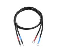 enjoysolar 6mm2 Battery Cable Solar Charge Controller and Battery with Fuse M8 Ring Eyelets, 1,5m M8