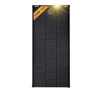 enjoysolar® Mono 100 W Monocrystalline Solar Panel Black Edition Ideal for Motorhomes, Garden Sheds, Boats (Mono 100 W Black)