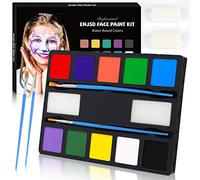 ENJSD Face Paint 14 PCS Face Painting for Kids Adults, Washable Makeup Set
