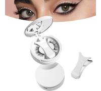 Enjuvie Magnetic Eyelashes with Applicator, 2025 New Enjuvie Magnetic Lash Kit, Waterproof Magnetic Eye lashes Kit Easy To Put On,Reusable No Glue/Liner Needed Effortless Natural Look Glam (A2)