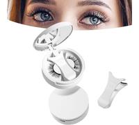 Enjuvie Magnetic Eyelashes with Applicator, 2025 New Enjuvie Magnetic Lash Kit, Waterproof Magnetic Eye lashes Kit Easy To Put On,Reusable No Glue/Liner Needed Effortless Natural Look Glam (A4)