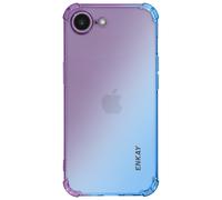 Enkay Translucent Protector for iPhone 17e Gradient Silicone Bumper Case, Blue
