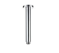 ENKI A13 Chrome Fixed Shower Head Arm Vertical Ceiling Mounted Round Design