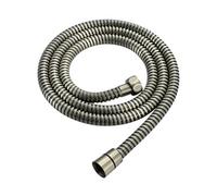 Enki Antique Brass Traditional Bathroom Stainless Steel Flexible Universal Replacement Part Easy Clean Leak Proof Shower Hose 1.5M