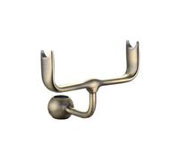 Enki Antique Brass Traditional Contemporary Bathroom Bronze Telephone Style Adjustable Bracket & Fixing Handle Shower Riser Rail