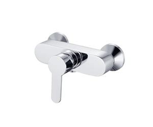 ENKI, Apollo, BT4818, Chrome, Manual Exposed Wall Mounted Shower Mixer Valve with Adjustable Pipe Centres, Solid Brass, Modern, Easy to Install, 1-Year Guarantee