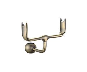 ENKI B11 Telephone Hand Shower Bracket Rigid Riser Rail 18mm Antique Brass