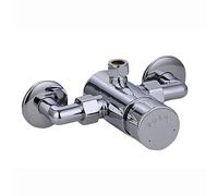 ENKI BT4025 Vision Non-Concussive Exposed Shower Valve, Chrome, Mixer | Solid Brass, Wall Mounted, Modern Bathroom, Brass Body