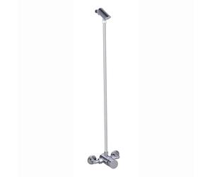 ENKI BT4025KIT Vision Non-Concussive 1 Outlet Shower System, Chrome | Easy Install, Fittings Included, Rainfall Shower Head, Shower Mixer Set, Modern Bathroom