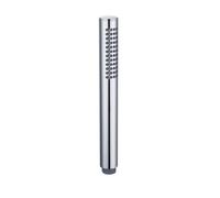 Enki Chrome Modern Bathroom Single-Spray Universal Anti-Clog Nozzles Cylinder Round Pencil Replacement Handheld Shower Head Mixer