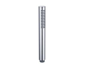 Enki Chrome Modern Bathroom Single-Spray Universal Anti-Clog Nozzles Cylinder Round Pencil Replacement Handheld Shower Head Mixer